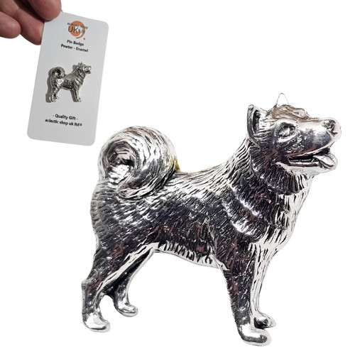Husky pin badge peltro - pin,
