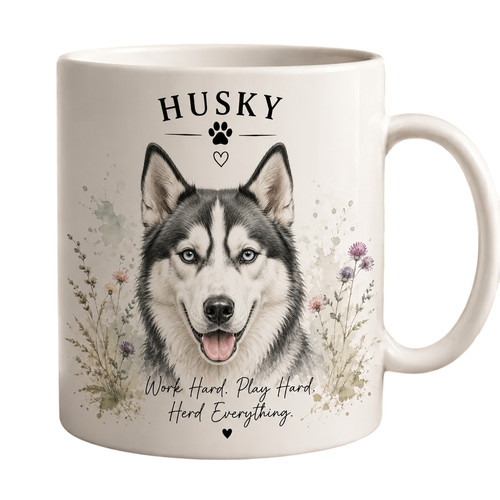 Husky mug dog lover - |, |
