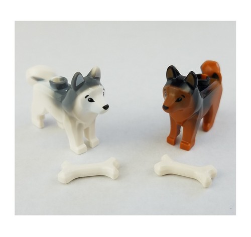 Lotto cani animali - lego, husky