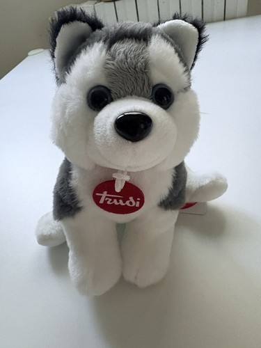 Trudi peluche cane husky nuovo