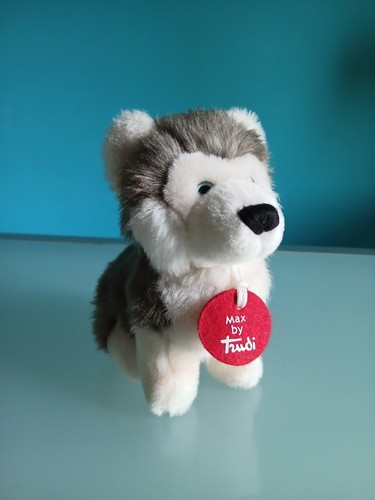 Trudi peluche cane husky - cane,
