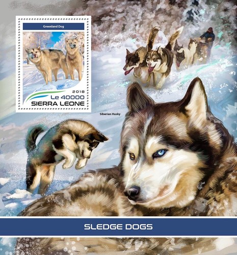 Francobolli sledge dogs - sledge,
