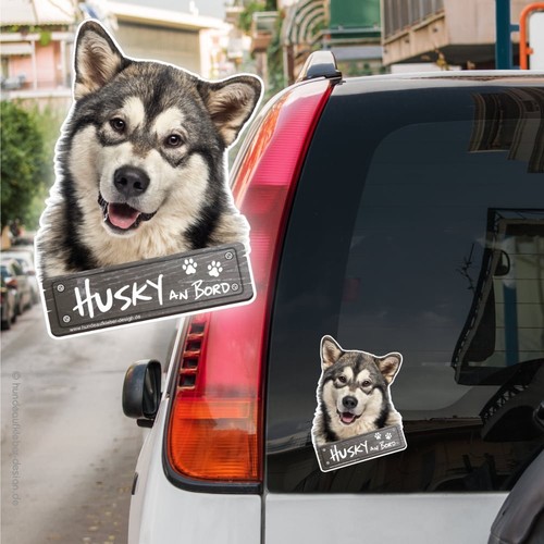 Husky bordo adesivo - bordo, auto