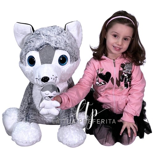 Siberian husky cane - cane, peluche